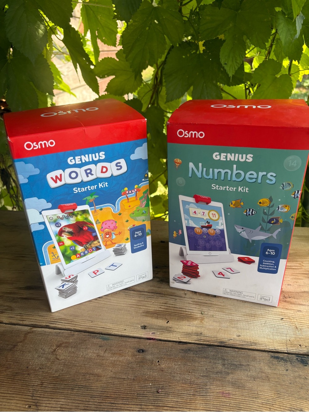Osmo Genius Numbers and Words Starter Kits